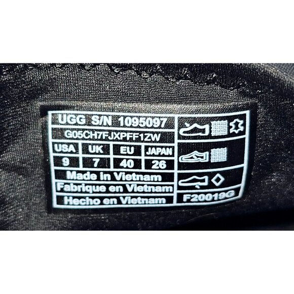 Ugg Women's Black Neoprene Neutra Trainer Slip-On Platform Sneakers Size 9 2859 - Picture 8 of 16